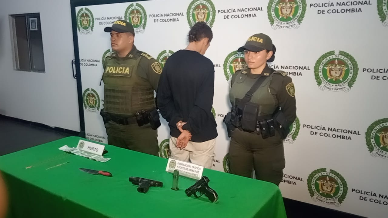 *LA POLICÍA EN GIRÓN CAPTURÓ A UN HOMBRE Y APREHENDIÓ UN ADOLESCENTE DE NACIONALIDAD EXTRANJERA*