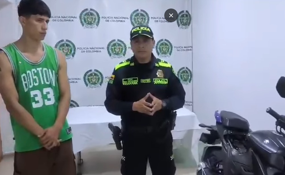 RECUPERACIÓN DE UNA MOTOCICLETA  HURTADA