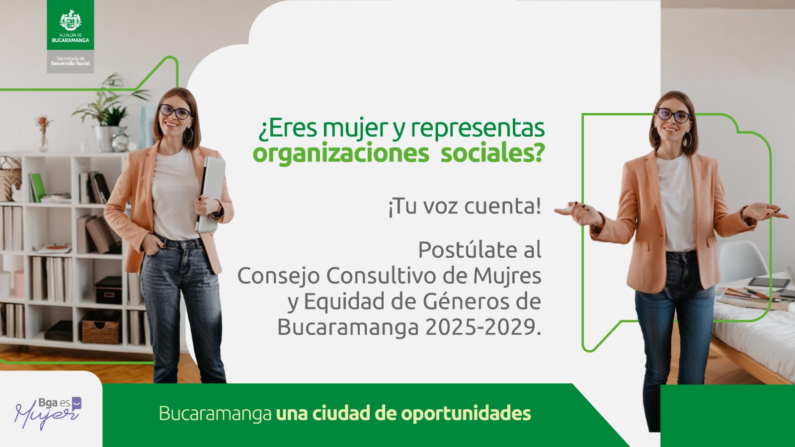 Abrimos convocatoria para el nuevo Consejo  Consultivo de Mujeres