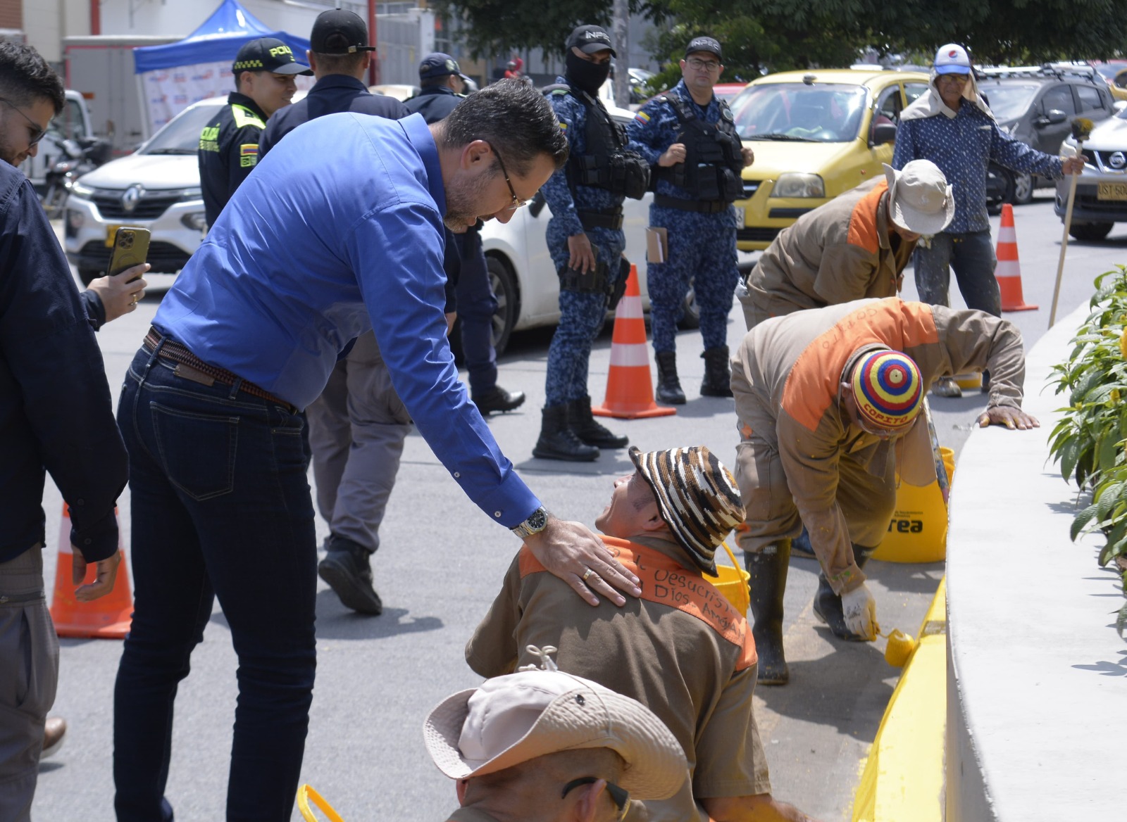 "Segundas oportunidades para transformar a Bucaramanga" Alcaldía continúa estrategia de embellecimiento con apoyo de personas privadas de la libertad