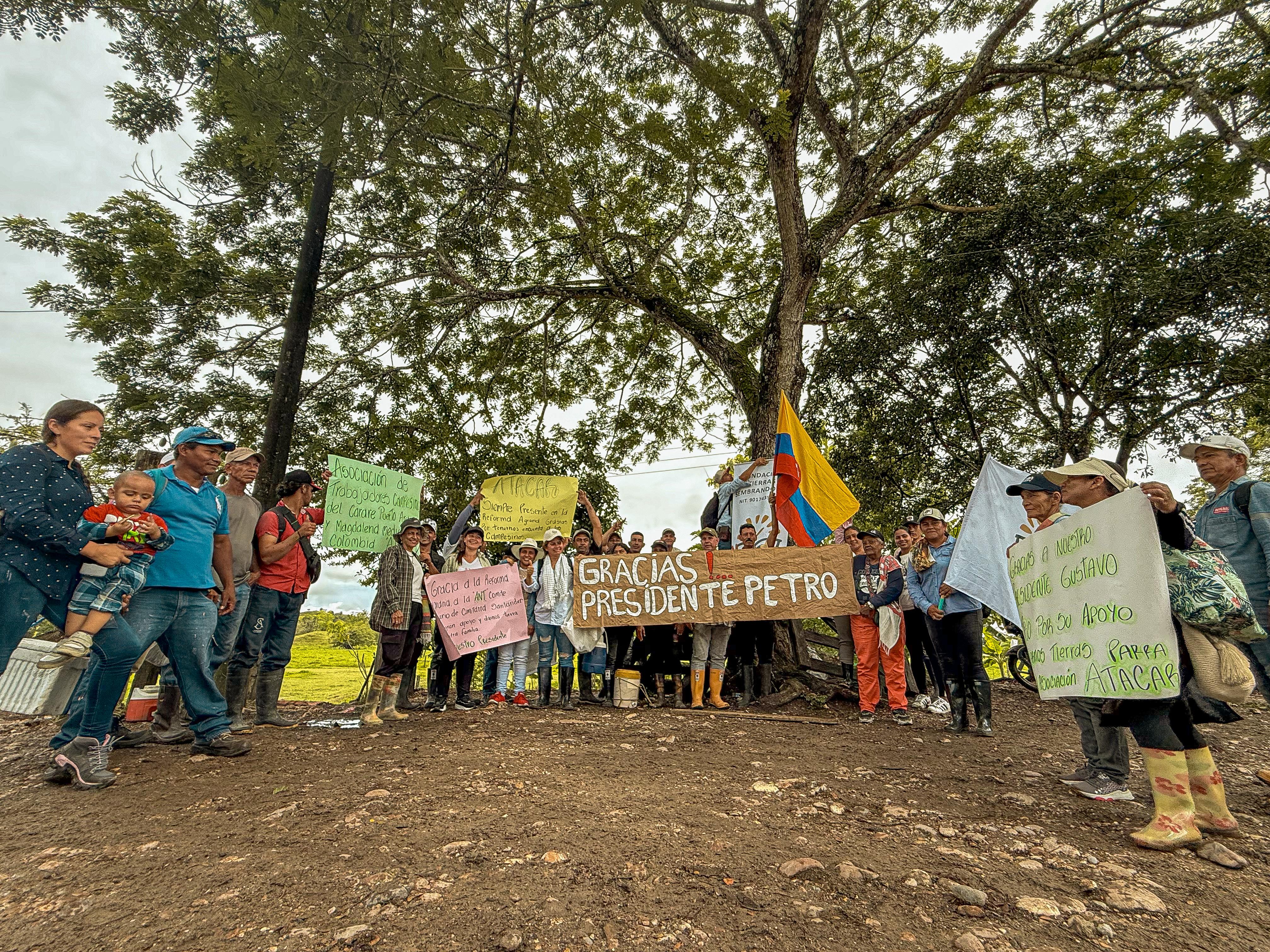 En operativos en Cimitarra, Santander, ANT recupera más de 2239 hectáreas que ahora pasan a manos campesinas