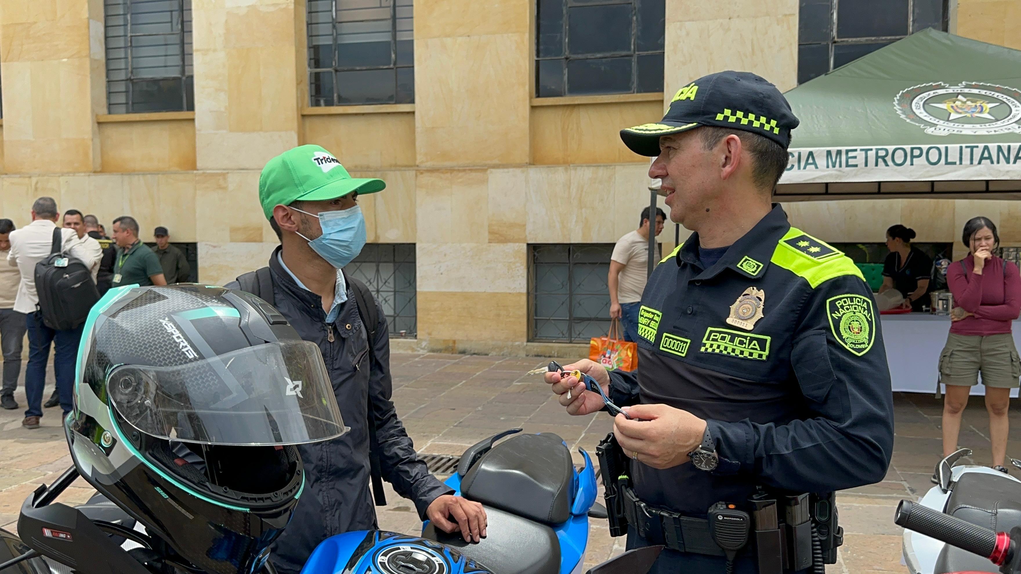 LA POLICÍA  METROPOLITANA DE BUCARAMANGA  REALIZA OFENSIVA CONTRA EL HURTO DE MOTOCICLETAS