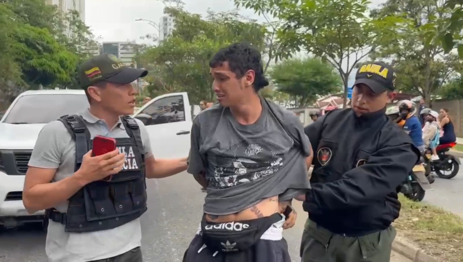 LA POLICÍA NACIONAL CAPTURÓ A UN HOMBRE CONOCIDO COMO "LÁGRIMA SECA" POR EL DELITO DE EXTORSIÓN