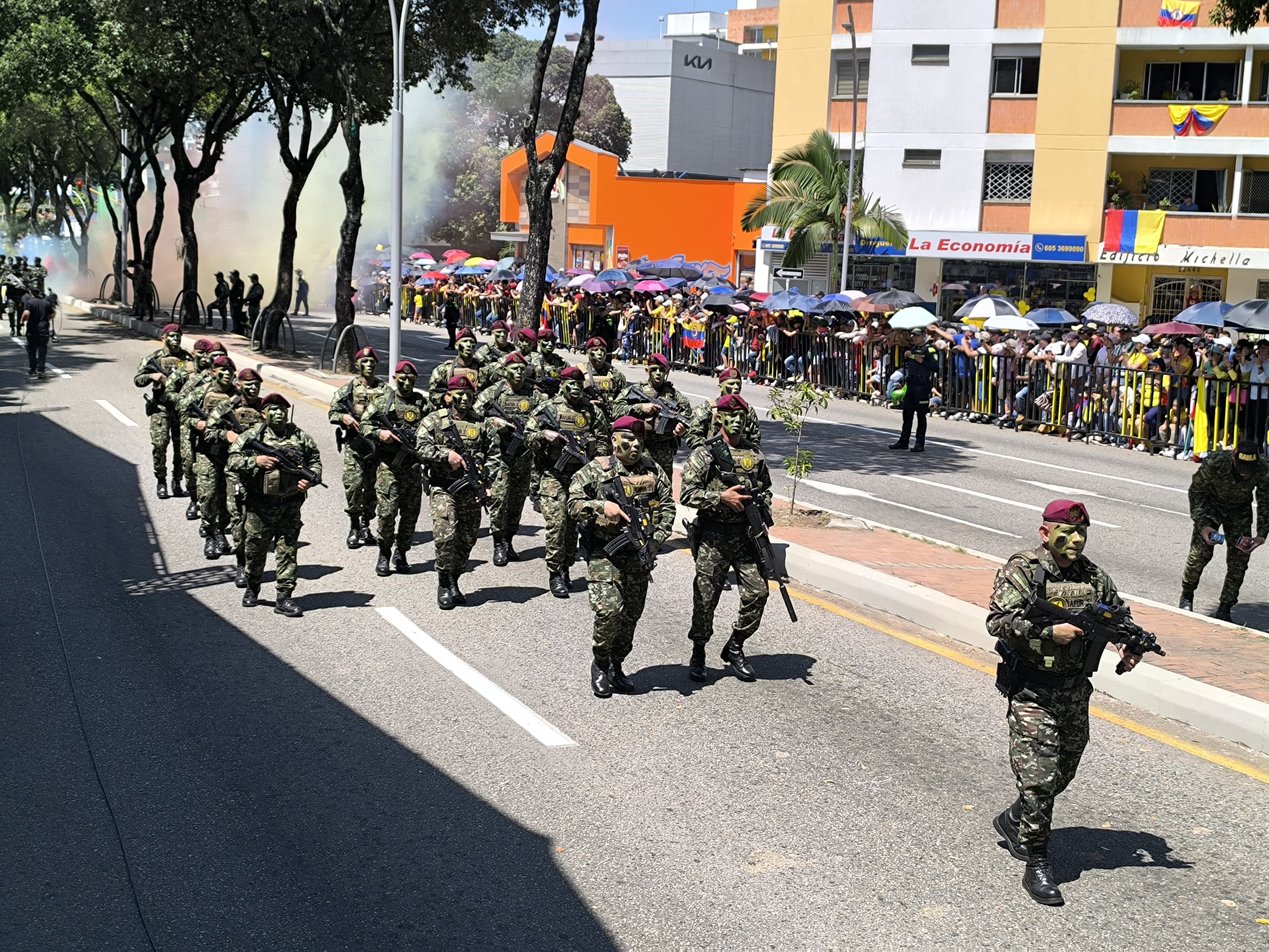 Desfile del 20 de julio en Bucaramanga.
