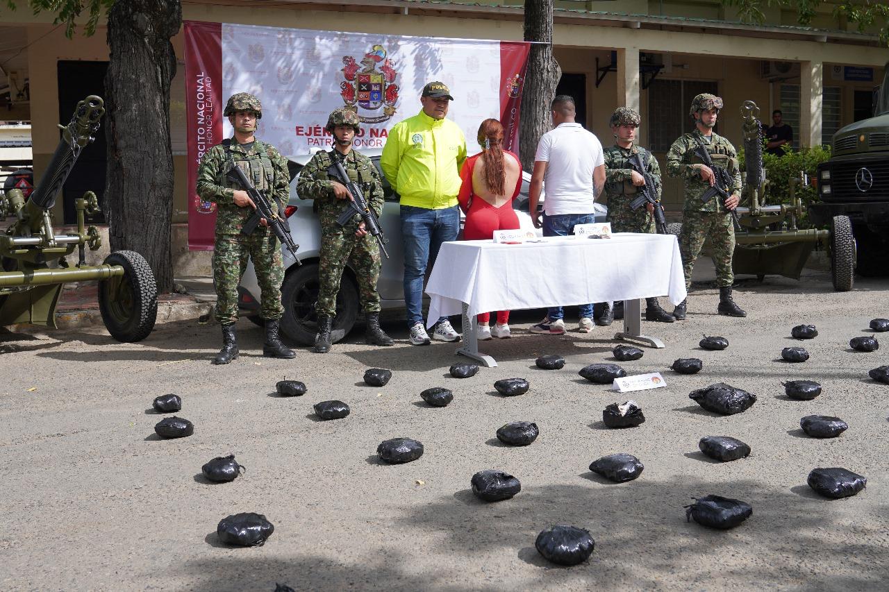 En Norte de Santander, el Ejército incautó 43 kilos de pasta base de coca que tenían como destino el municipio de El Zulia