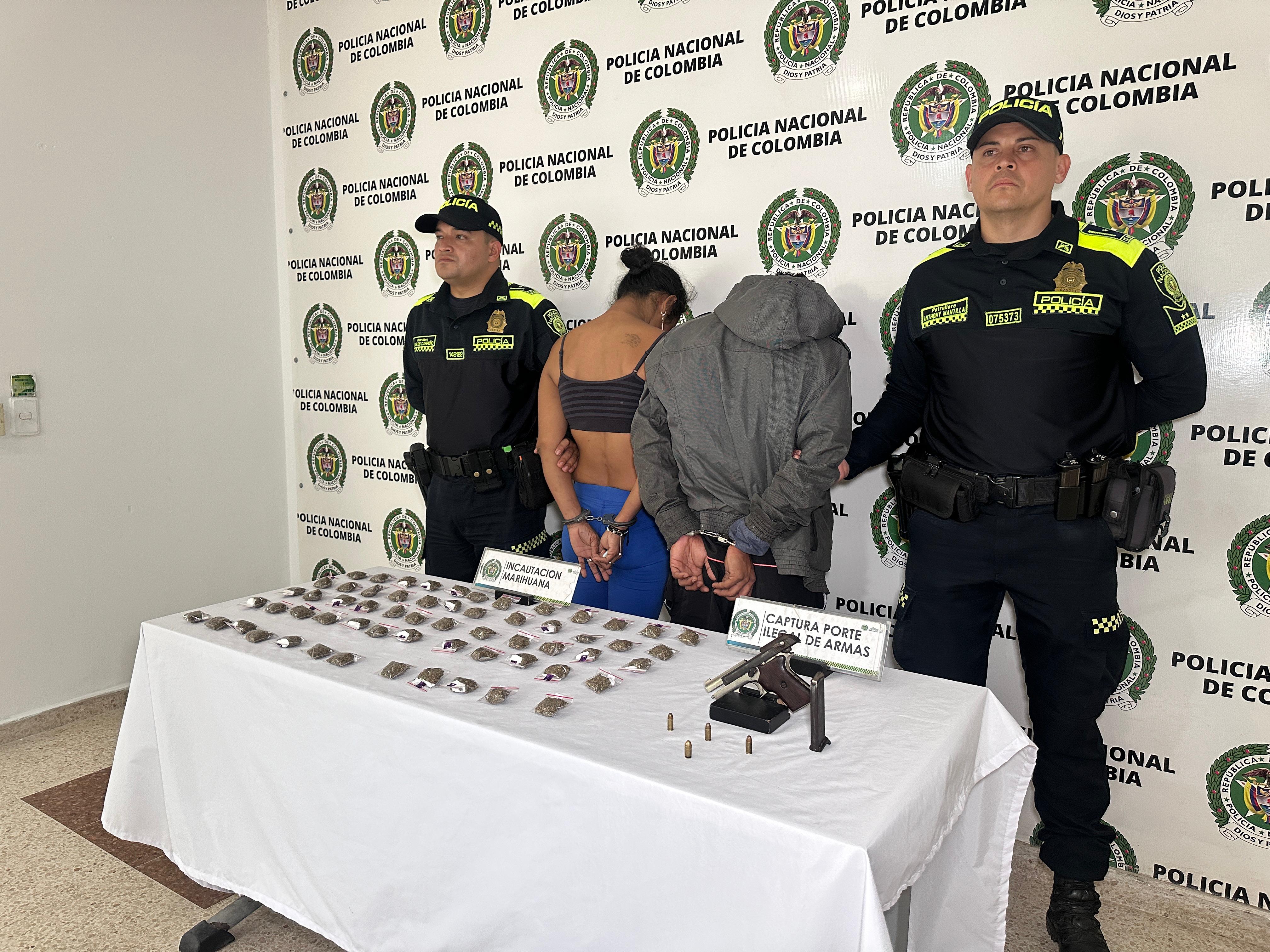 La Policía Nacional en  Floridablanca capturó a dos hermanos conocidos como
