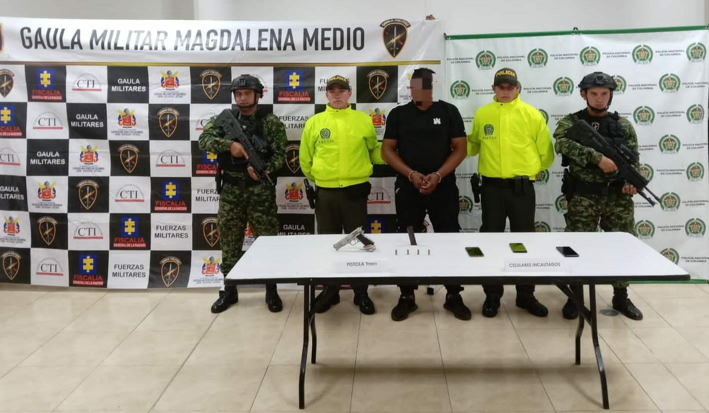 Capturado cabecilla financiero del GAO Clan del Golfo en Yondó, Antioquia 