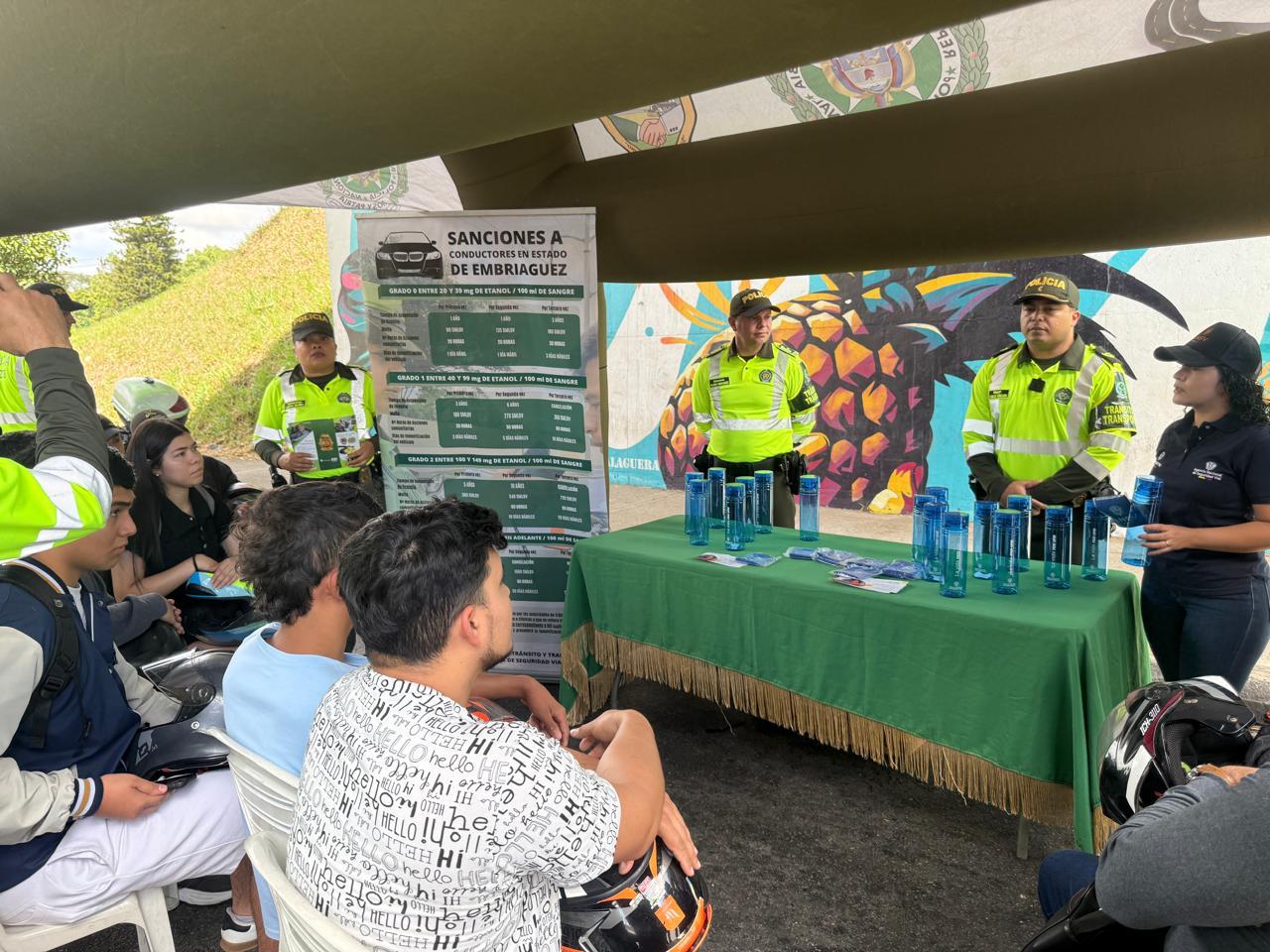 POLICÍA METROPOLITANA DE BUCARAMANGA GARANTIZA LA SEGURIDAD VIAL EN EL PLAN RETORNO