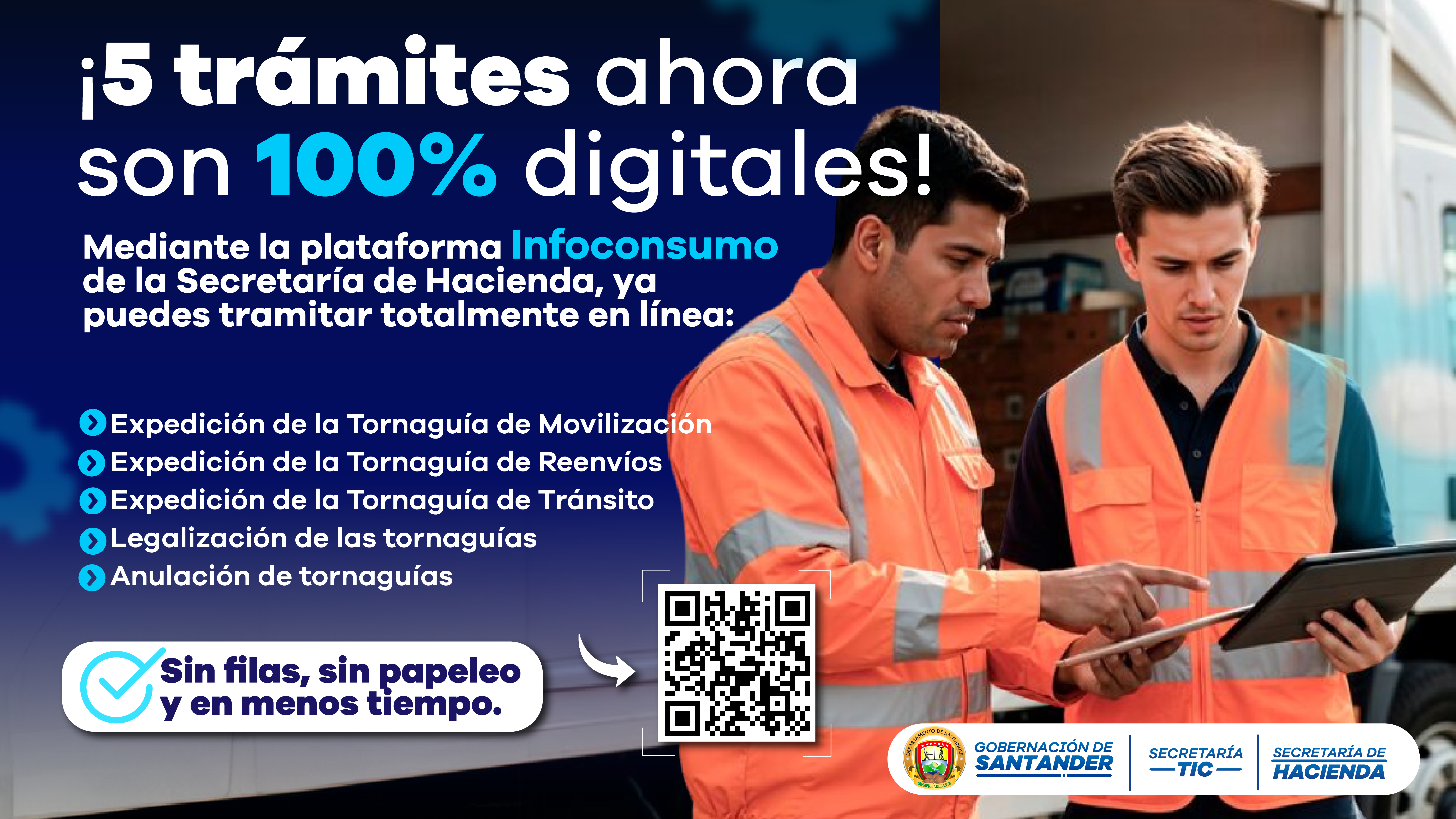 Secretaría TIC digitaliza cinco trámites del impuesto al consumo de la Secretaría de Hacienda