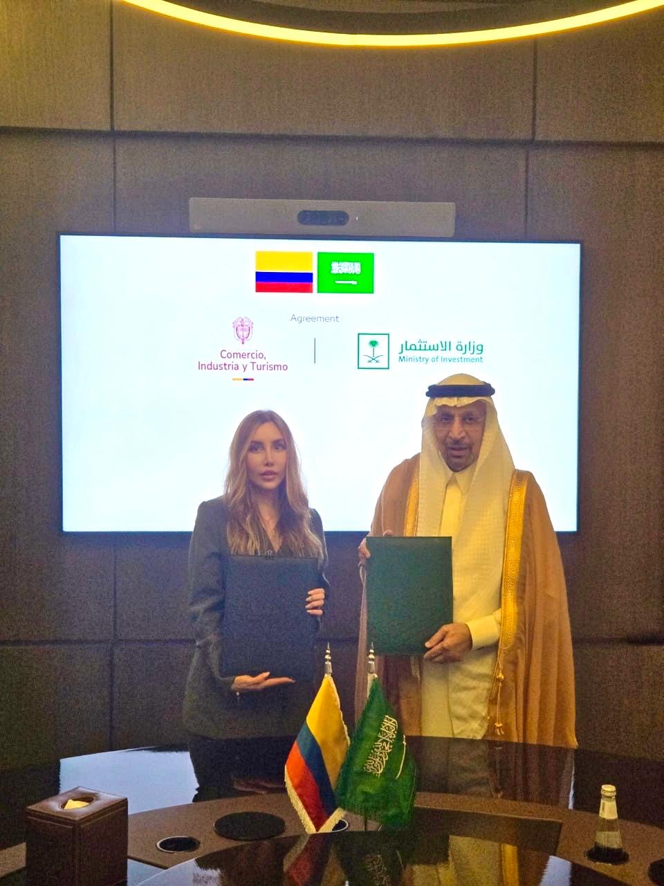 Colombia y Arabia Saudita sellan acuerdo para impulsar la inversión directa