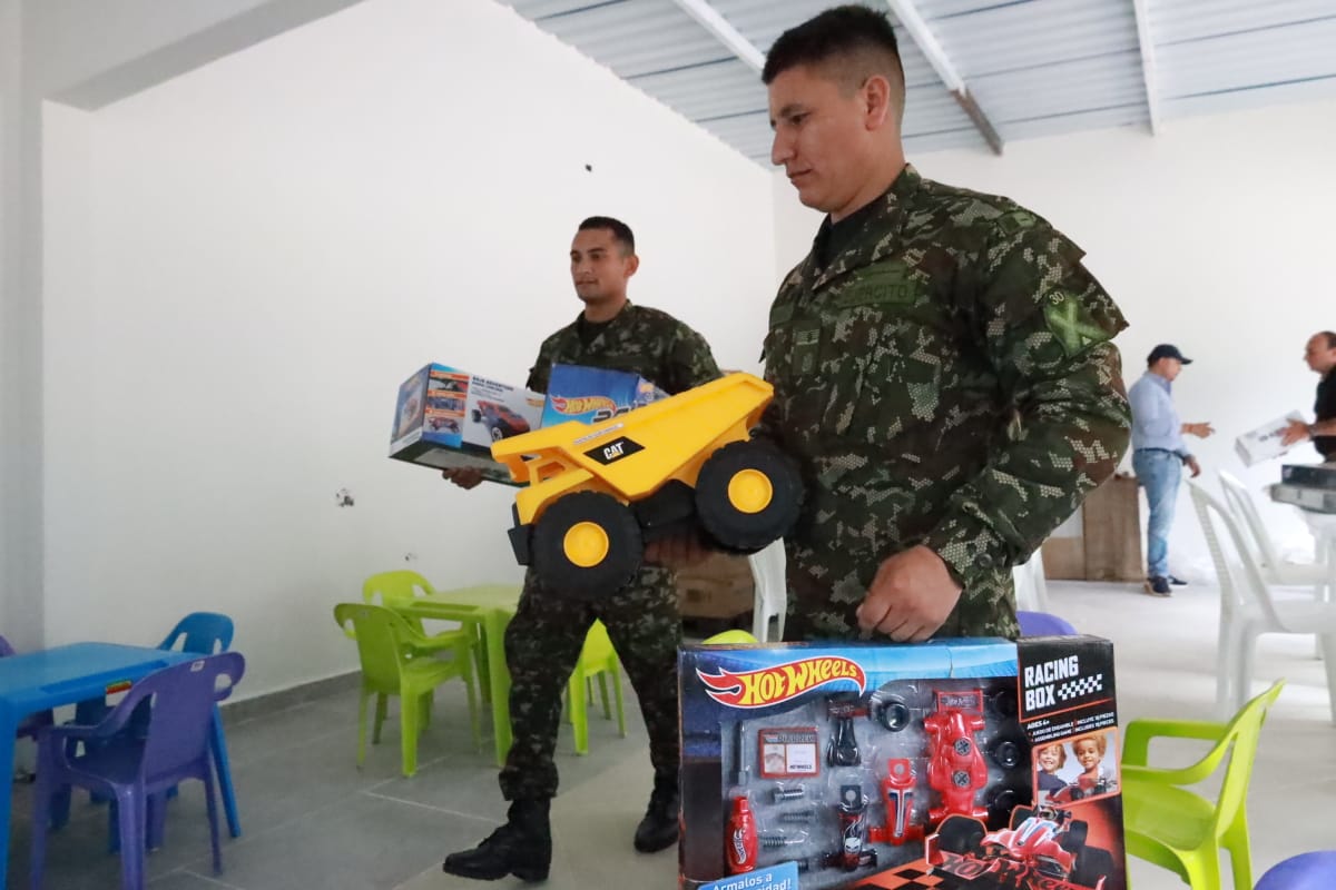 Ejército Nacional entrega ludoteca comunitaria que beneficia a 750 personas, en El Catatumbo