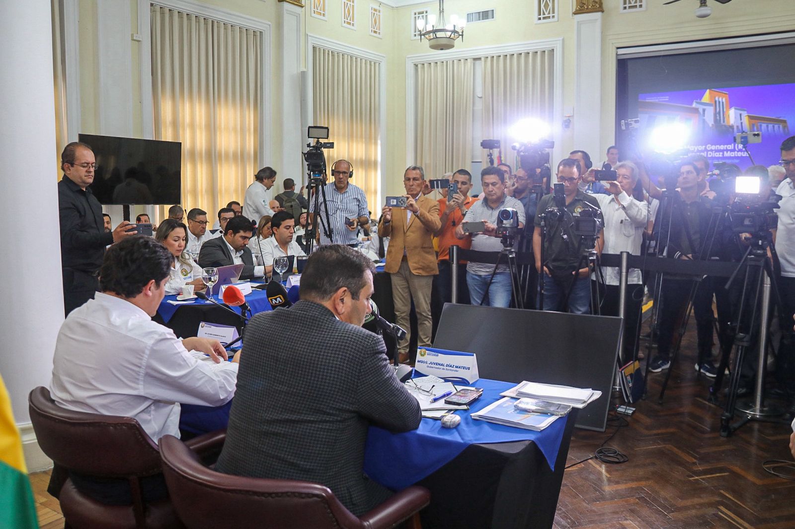 Gobernación y Alcaldía de Bucaramanga consolidan una agenda conjunta para beneficio de la ciudad.