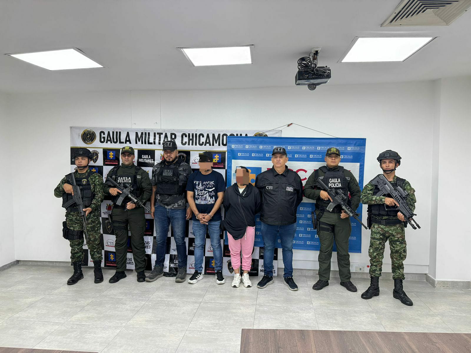 Dos presuntos integrantes de la red de apoyo al terrorismo del GAO ELN fueron capturados en Piedecuesta y Bucaramanga