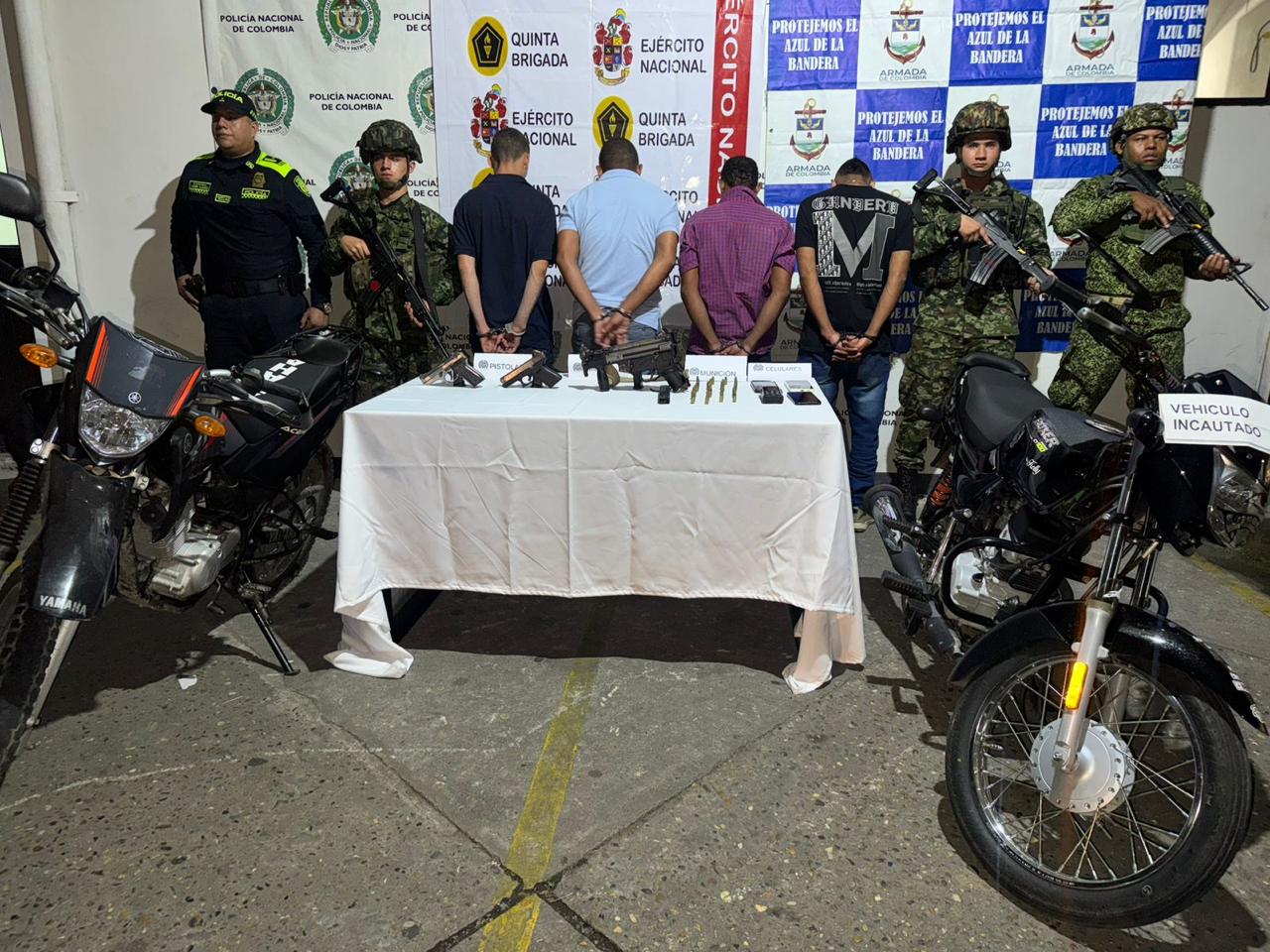 *En Puerto Wilches, Santander, Ejército Nacional capturó a cuatro presuntos integrantes del GAO Clan del Golfo*