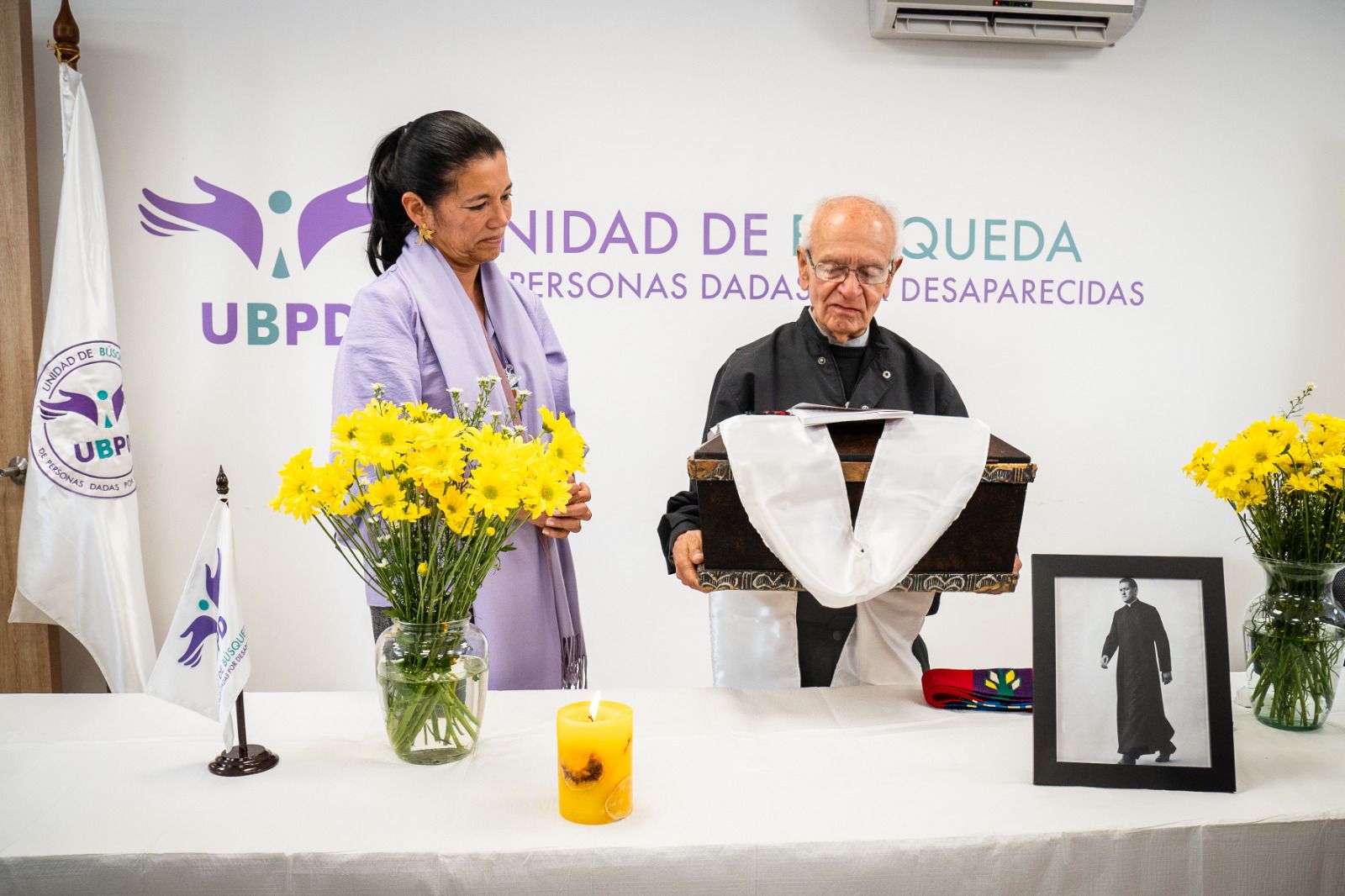 La Unidad de Búsqueda halló, identificó y entregó dignamente al padre Camilo Torres