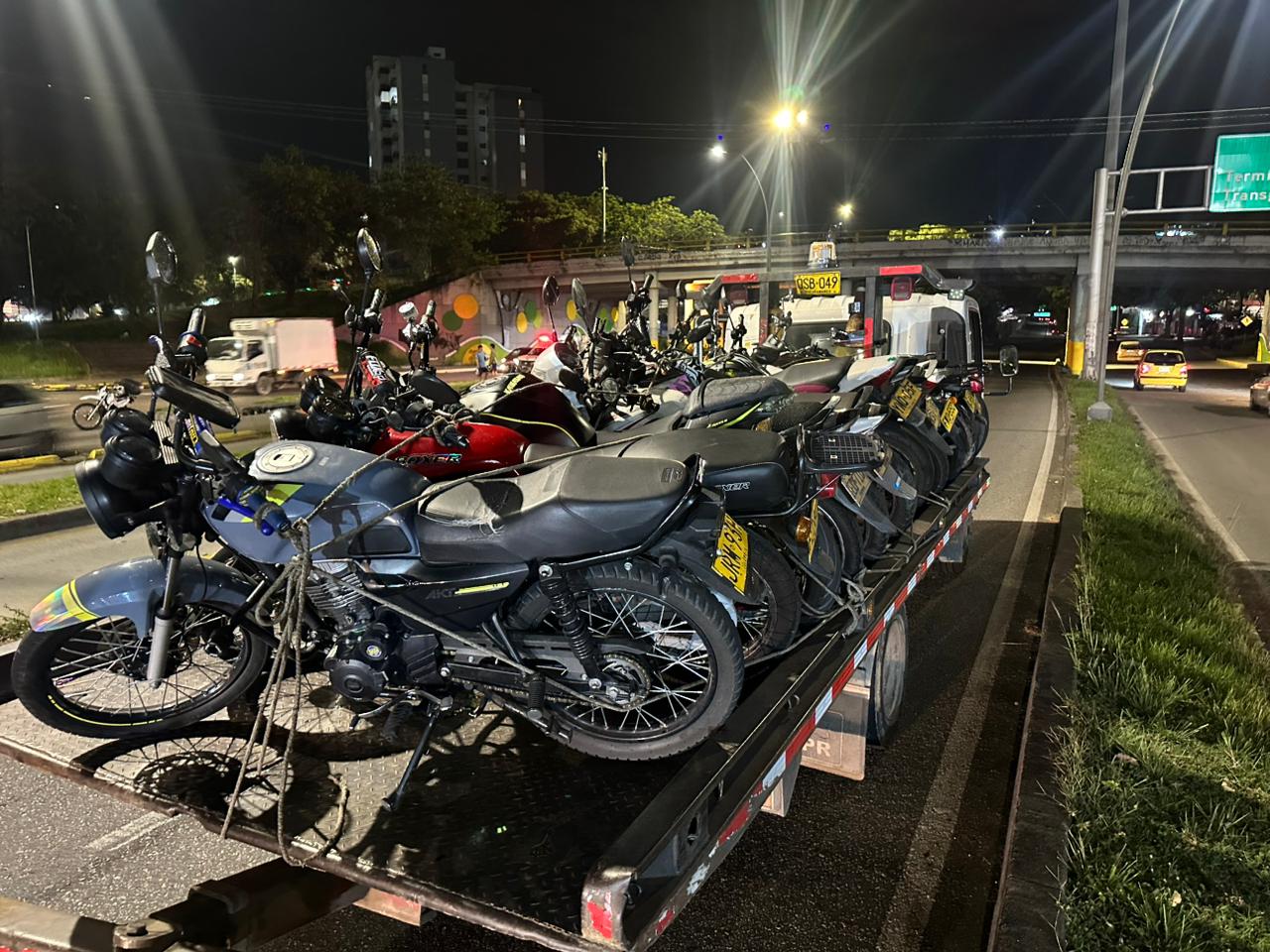Alcaldía realizó operativo sorpresa a  caravanas de motos modificadas