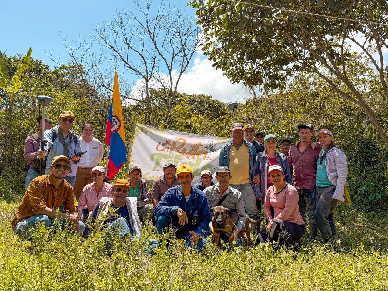 La Ruta del Título avanza en Santander con la formalización de 277 hectáreas para familias campesinas