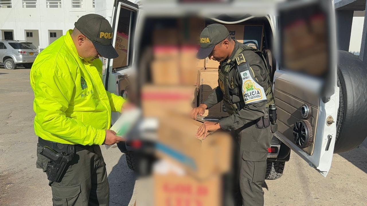 CONTINÚA OFENSIVA CONTRA EL CONTRABANDO DE CIGARRILLOS EN LA GUAJIRA