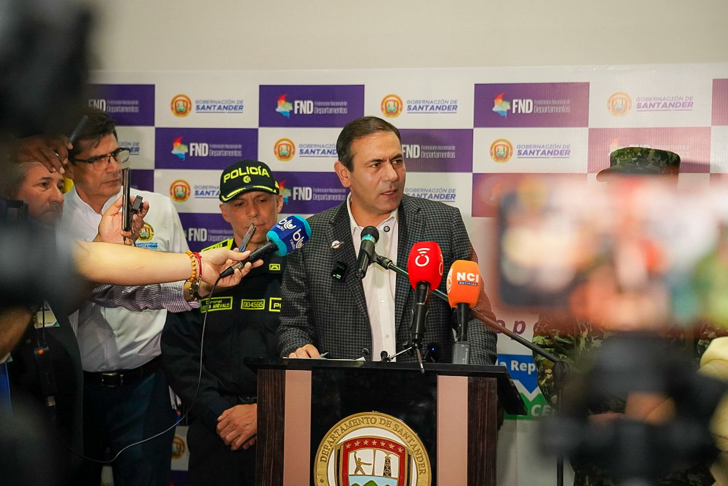 “En el departamento no se baja la guardia frente al crimen”: Gobernador de Santander