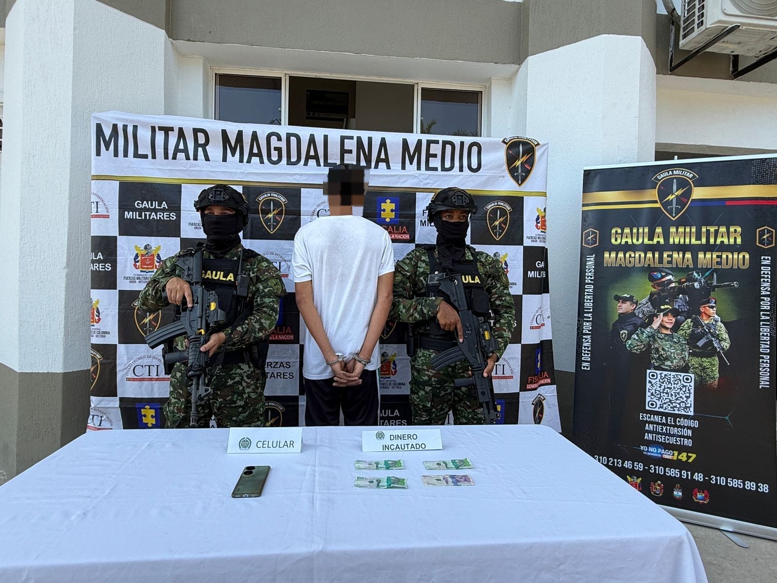 *Capturado presunto integrante del grupo delincuencial Los Búcaros por extorsión a comerciantes en Barrancabermeja, Santander*