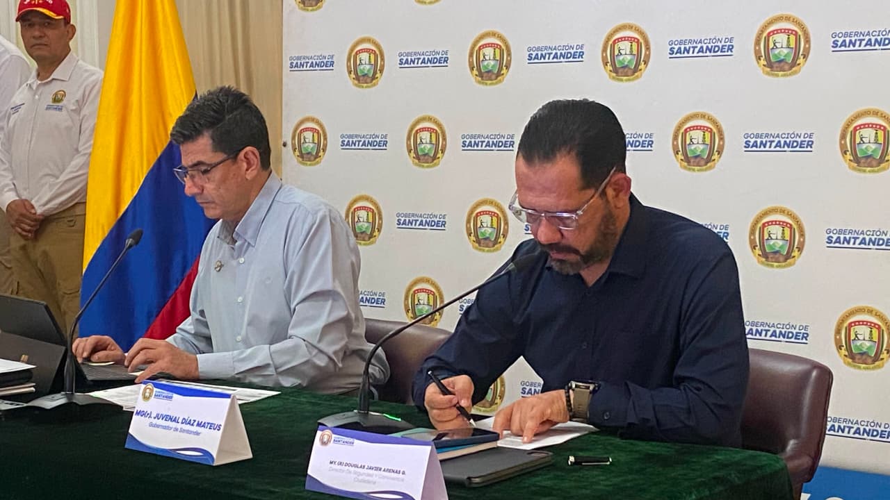 Santander reporta elecciones con plenas garantías de seguridad; avanzan investigaciones contra estructuras criminales y amenazas mediante panfletos