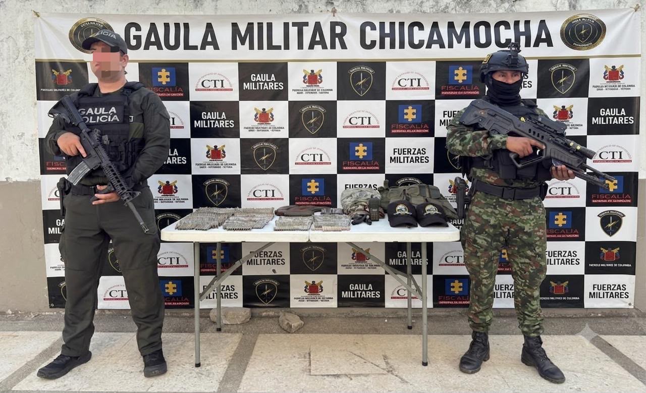 Ejército Nacional ubicó depósito de municiones del grupo armado Autodefensas Conquistadoras de la Sierra en Santander
