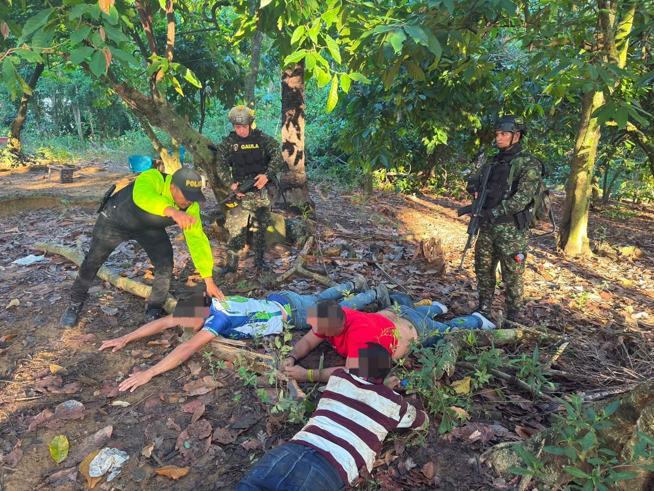 Golpeada estructura del GAO Autodefensas Conquistadoras de la Sierra en San Alberto, Cesar: cuatro capturados, entre ellos un presunto cabecilla