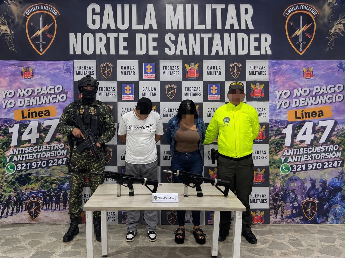 *El Gaula Militar debilita estructura del GAO ELN, con la captura de dos presuntos integrantes en Cúcuta*