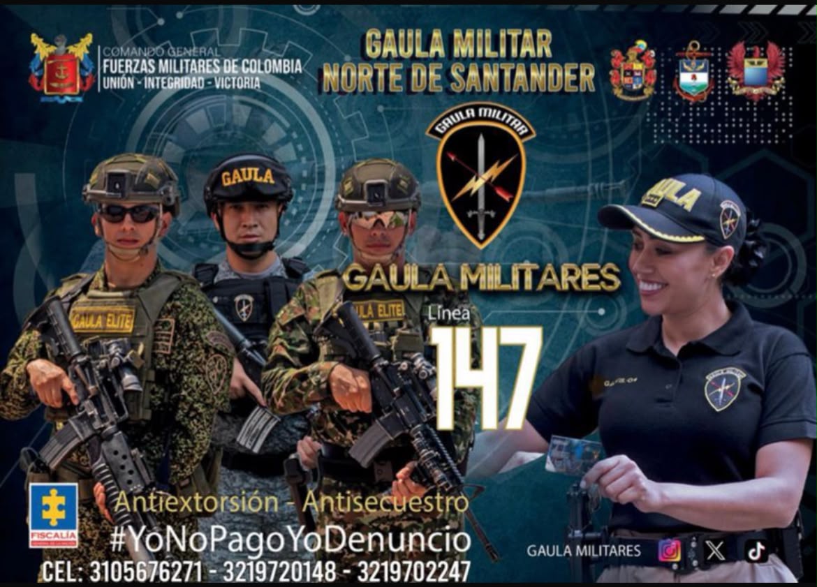 Gaula Militar Norte de Santander lanza nueva estrategia pedagógica e interactiva contra la extorsión