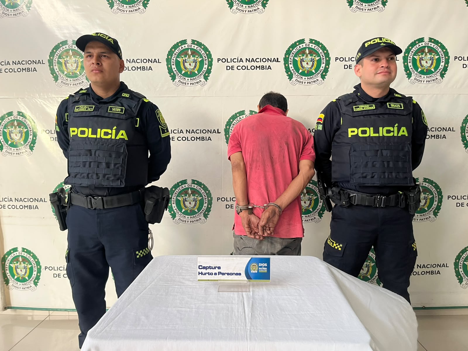 CAPTURADO UN HOMBRE POR HURTO Y RECUPERADOS DINERO Y ELEMENTOS PERSONALES EN LA CONCORDIA