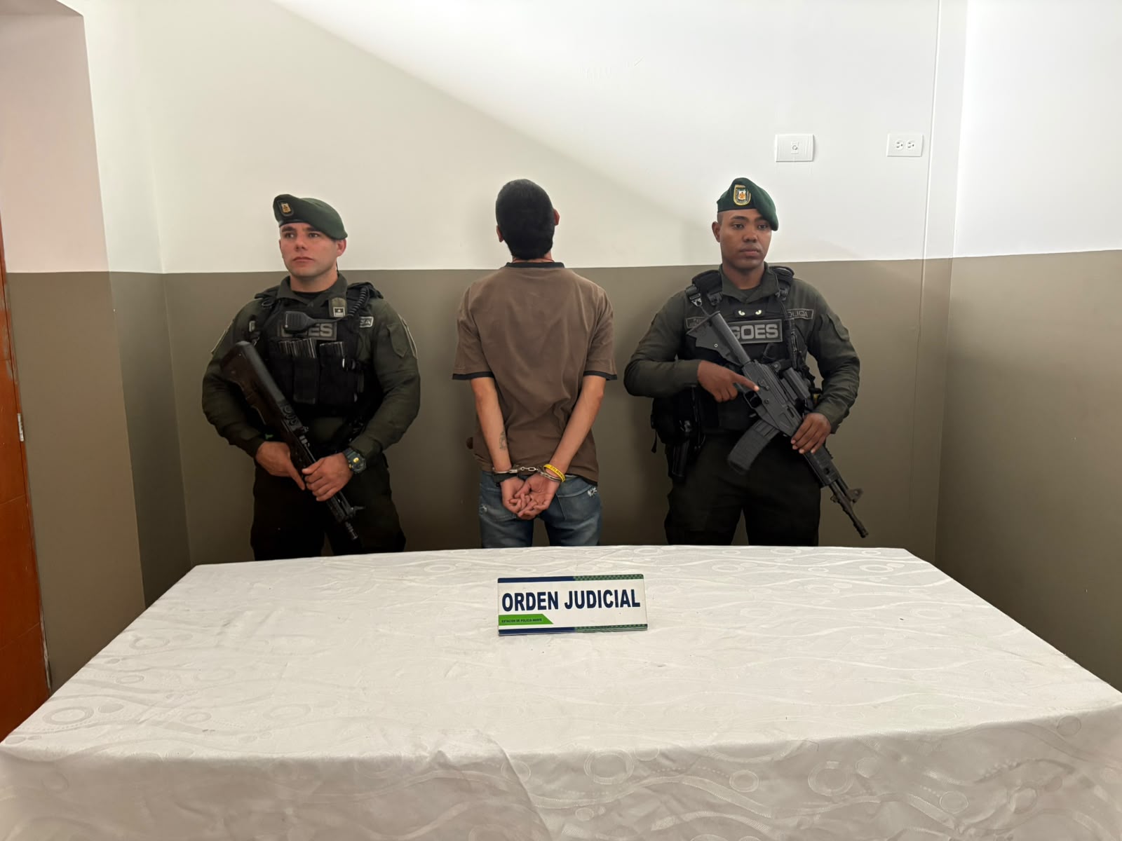 OPERATIVO DEL GOES PERMITE MATERIALIZAR ORDEN JUDICIAL EN BETANIA
