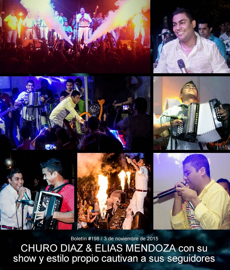  CHURO DIAZ & ELIAS MENDOZA con su show y estilo propio cautivan a sus seguidores